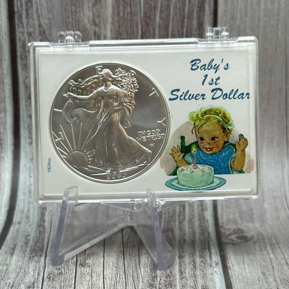 US Mint Other - BABY First Silver Dollar 2023 American Silver Eagle Uncirculated Silver Dollar
